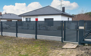 Zaunanlage bauen